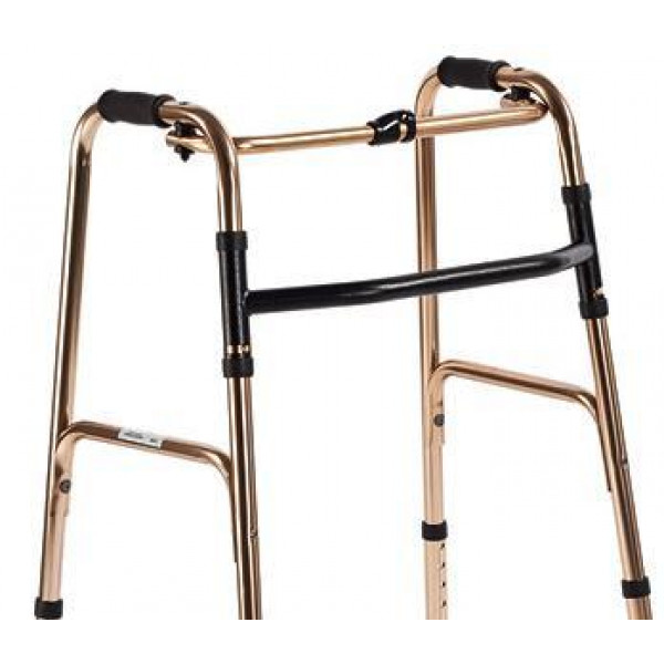 Chodítko čtyřbodové dvoufunkční bronzové