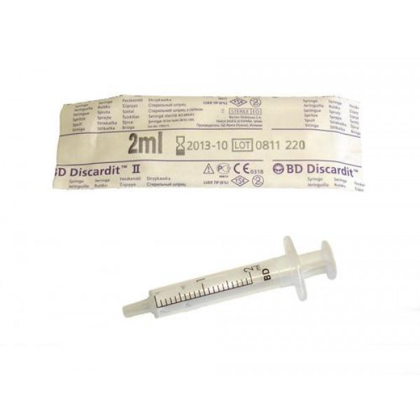 Injekční stříkačka BD 2ml / 100ks