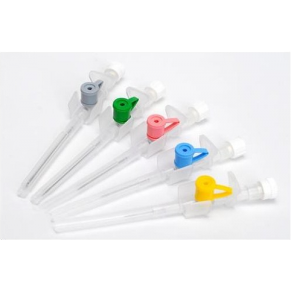 Kanyla IV KD-FIX s křídly a portem 24G žlutá 0.7 x 19 mm 50ks