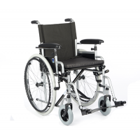 Invalidní vozík Timago H011 40 cm / stříbrná, nosnost 115 kg