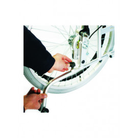 Invalidní vozík polohovací Timago ALH008 49cm, barva hnědo-béžová, nosnost 120kg