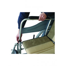 Invalidní vozík polohovací Timago ALH008 49cm, barva hnědo-béžová, nosnost 120kg
