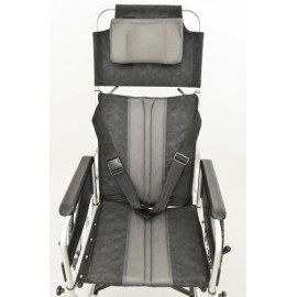 Invalidní vozík polohovací Timago ALH008 42cm, barva černo-šedá, nosnost 100kg