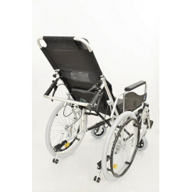 Invalidní vozík polohovací Timago ALH008 49cm, barva černo-šedá, nosnost 120kg