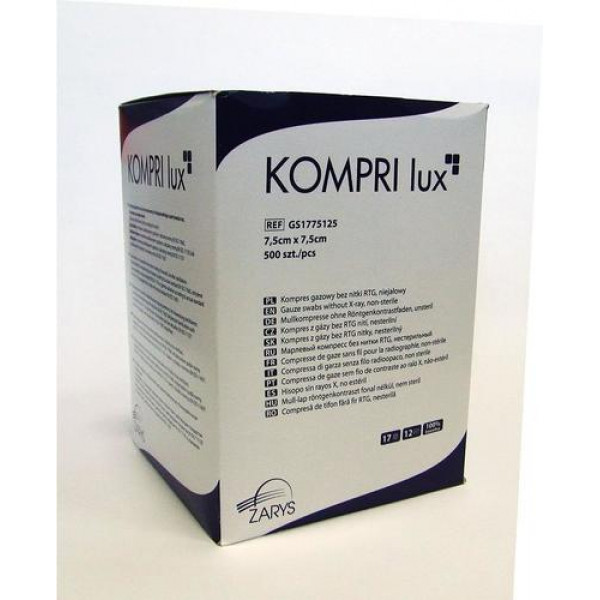Kompres gázový nesterilní 100ks - 10 x 10 cm Kompres gázový nesterilní 100ks - 10 x 10 cm