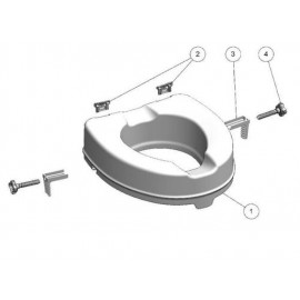 Nástavec na WC 10cm