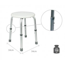 Stolička do sprchy kulatá