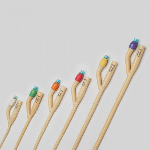 Katetr močový Tiemann s bal. 5 - 10 ml - více rozměrů CH 14