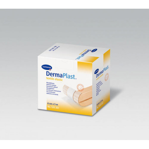 DermaPlast textile elastic - 6cm x 5m