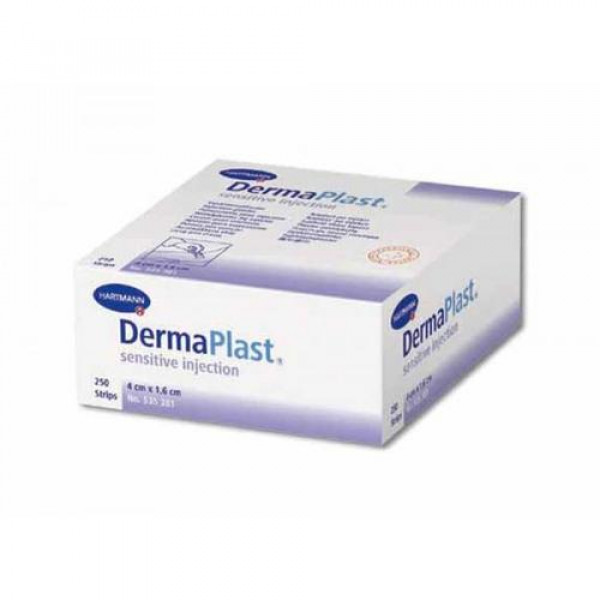 DermaPlast sensitive inj. 4 cm x 1,6 cm, 250 ks