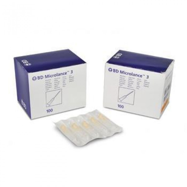 Injekční jehla B-D 0,45 x 13, 26G 1 1/2"- hnědá / 100 ks Injekční jehla B-D 0,45 x 13, 26G 1 1/2"- hnědá / 100 ks