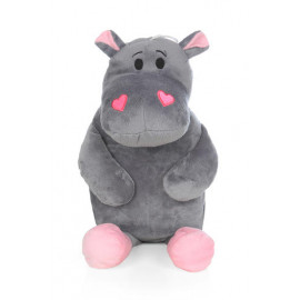 Termofor 0,7l v plyšovém obalu hroch