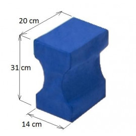 Rehabilitační klín mezikolenní 31x 20x14 cm