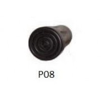 Gumové nástavce k trekkingovým holím (pár) P08 - standardní kulatý nástavec