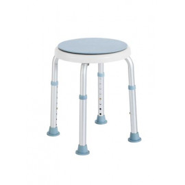 Stolička do sprchy kulatá otočná