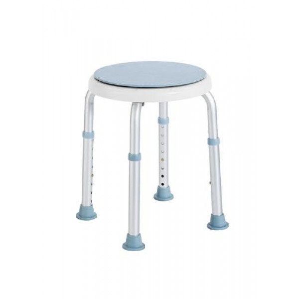 Stolička do sprchy kulatá otočná