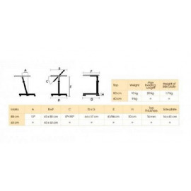 Stolek přilůžkový Diffusion 80x40, ořech