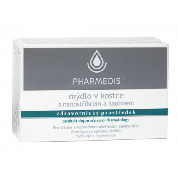 Nano Nasil tuhé mýdlo s nanostříbrem PHARMEDIS 100 g