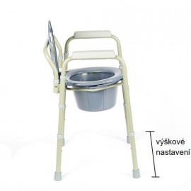 Toaletní křeslo skládací AR-101