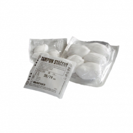 Tampon stáčený sterilní 30x30cm á 3ks (100bal/kar)