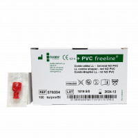 Uzávěr infuse LL červený 100ks