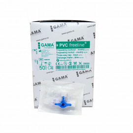 Trojcestný kohout - modrý 50ks