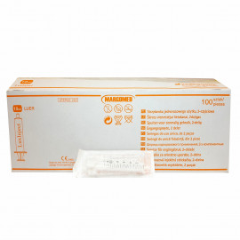 Injekční stříkačka 10 ml, 100 ks
