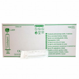 Injekční stříkačka 20 ml, 100 ks