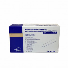 Lžička ústní dřevěná 150 mm, 100 ks