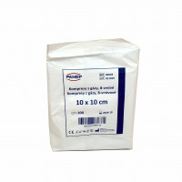 Kompresy z gázy nesterilní 10 x 10 cm, 100 ks