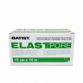 Elastická náplast z netkaného textilu 15 cm x 10 m Elastická náplast z netkaného textilu 15 cm x 10 m