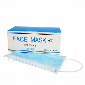 Ústenka 3 vrstvy  50 ks modrá